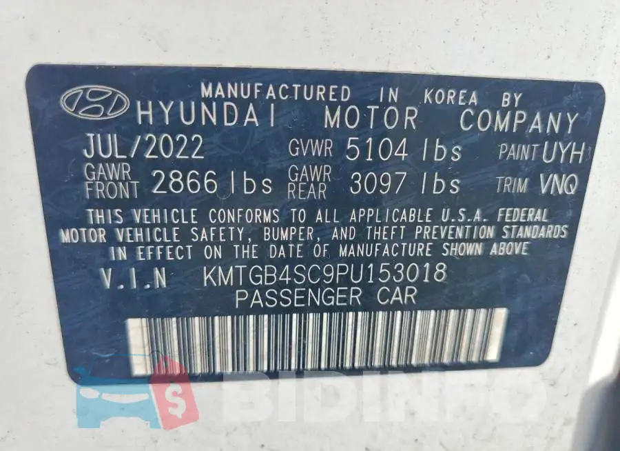 KMTGB4SC9PU153018 Photo# 13