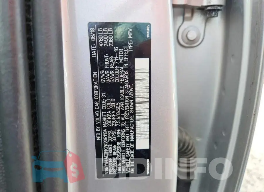 YV4AC2HK7K2061184 Photo# 13