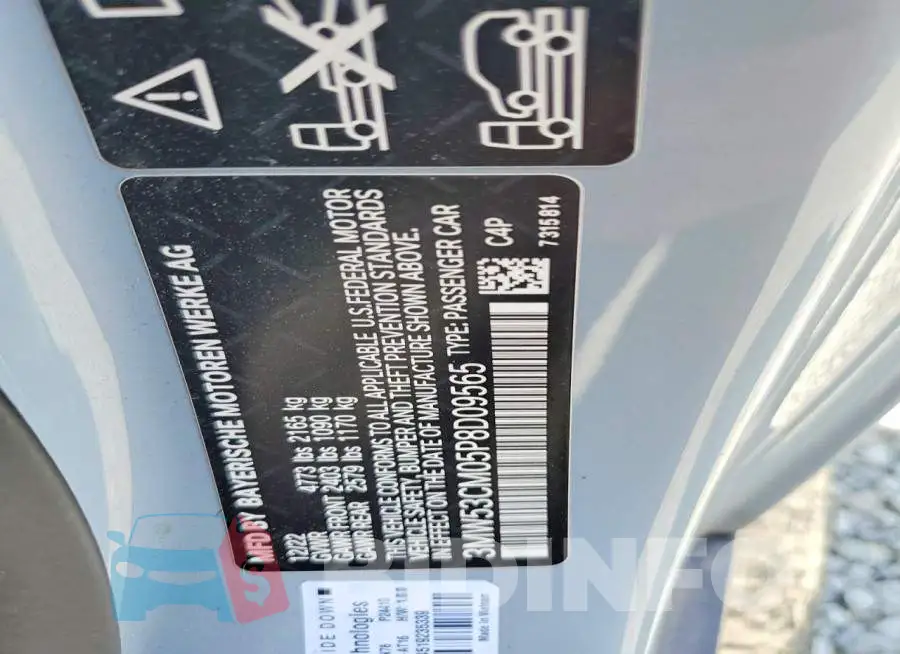 3MW53CM05P8D09565 Photo# 12