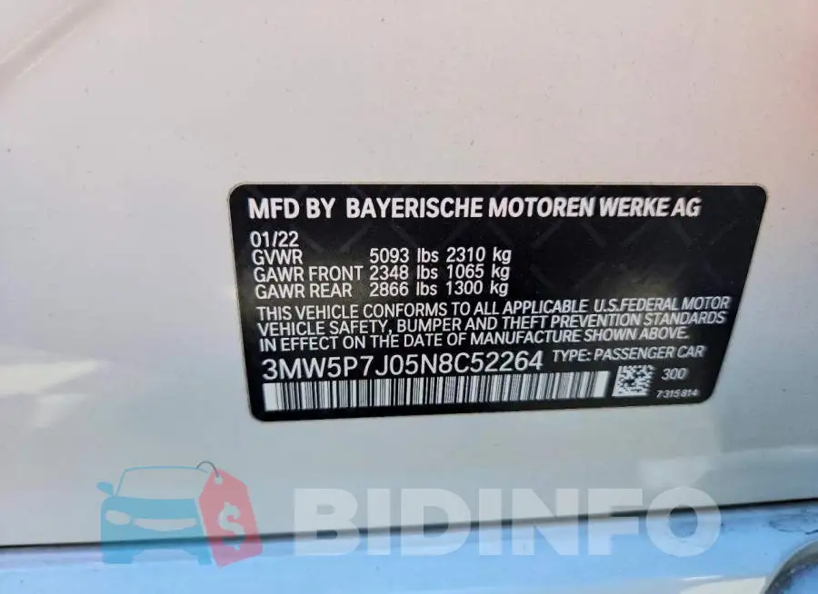 3MW5P7J05N8C52264 Photo# 13