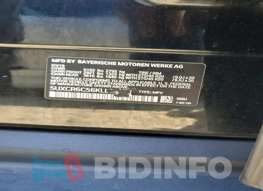 5UXCR6C56KLL14278 Photo# 12