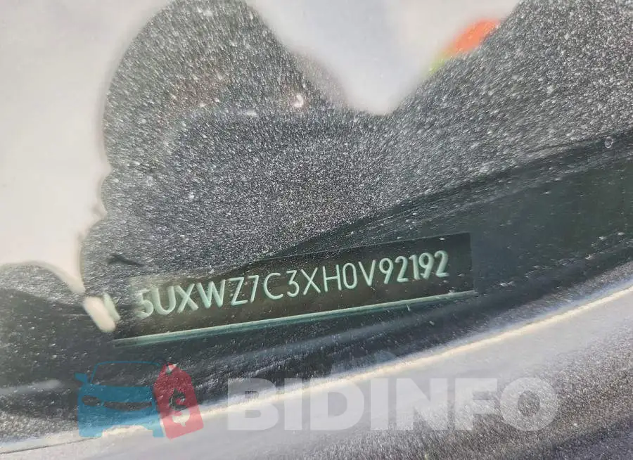 5UXWZ7C3XH0V92192 Photo# 12