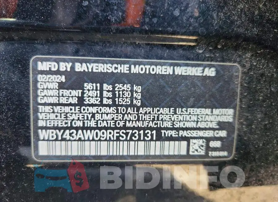 WBY43AW09RFS73131 Photo# 12