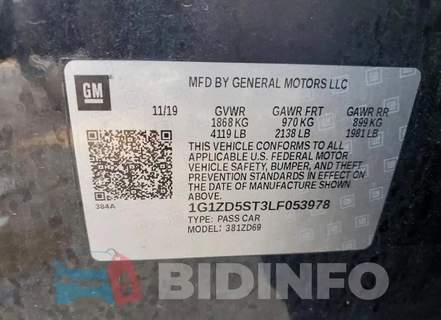 1G1ZD5ST3LF053978 Photo# 12