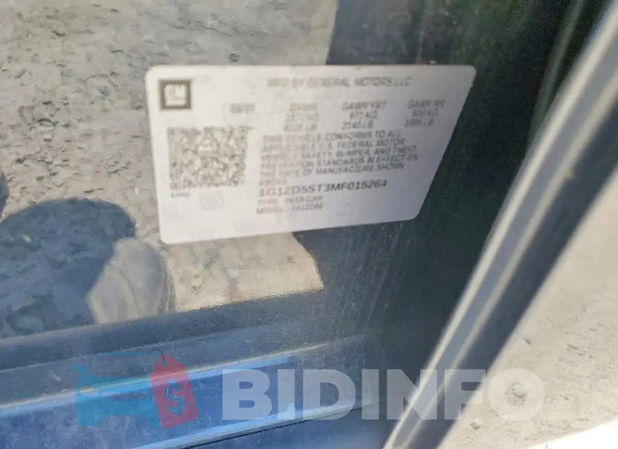 1G1ZD5ST3MF015264 Photo# 12