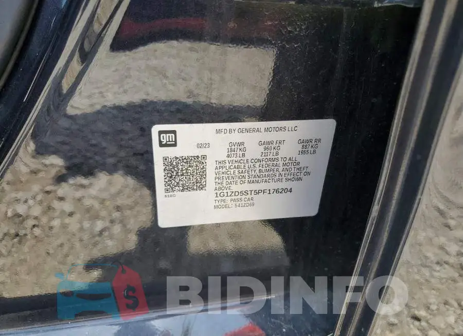 1G1ZD5ST5PF176204 Photo# 13