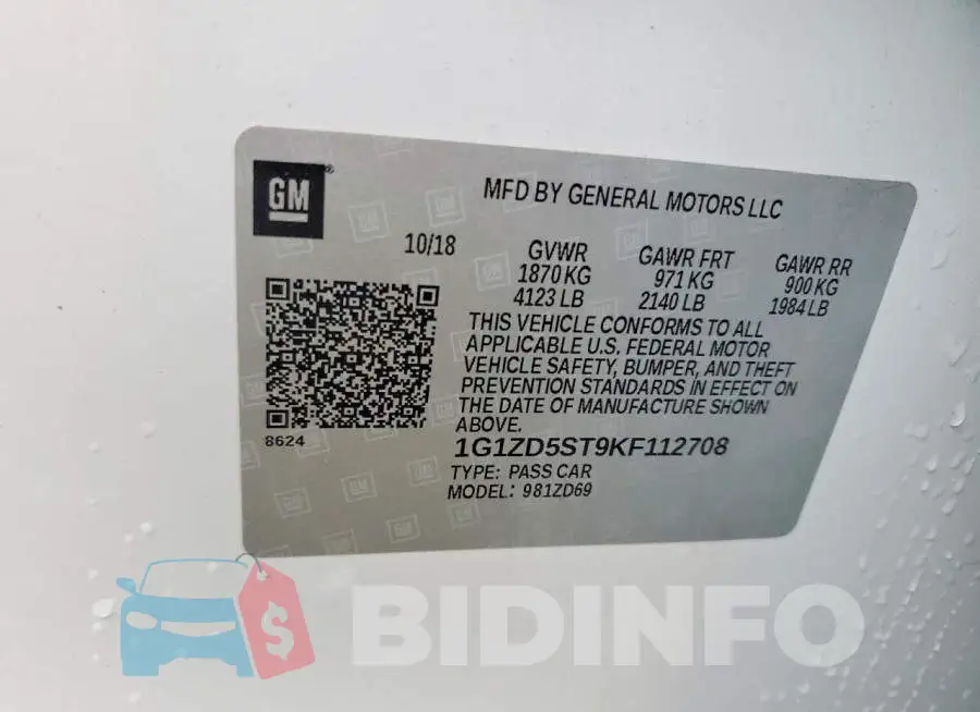 1G1ZD5ST9KF112708 Photo# 12