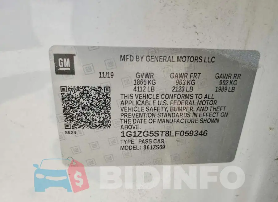 1G1ZG5ST8LF059346 Photo# 12