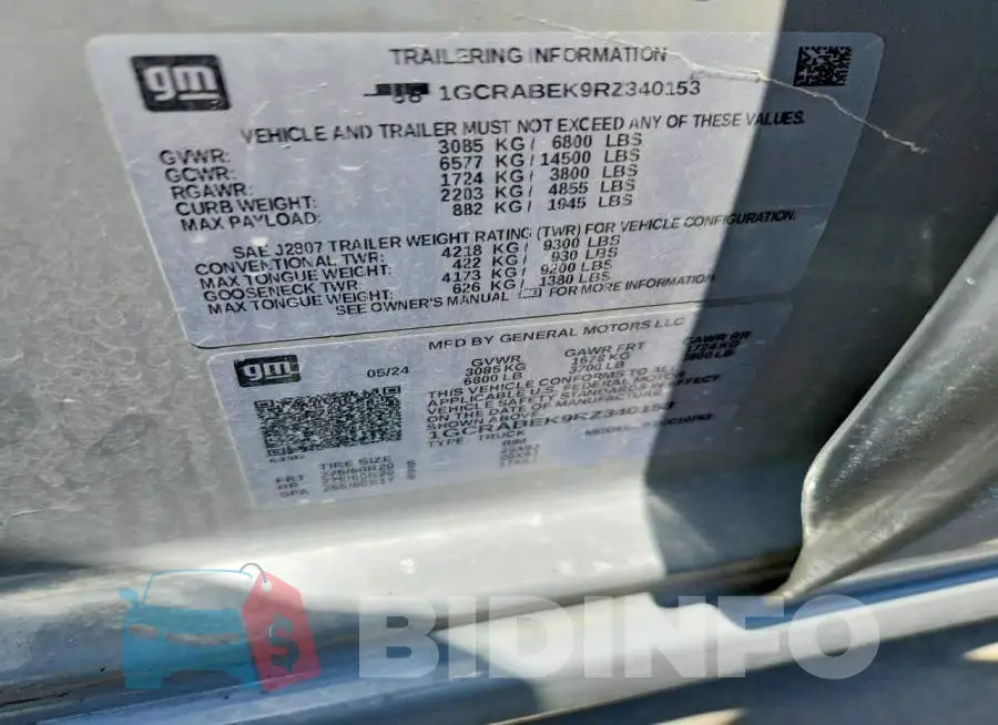 1GCRABEK9RZ340153 Photo# 13