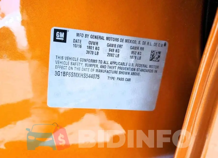 3G1BF6SMXHS544075 Photo# 12