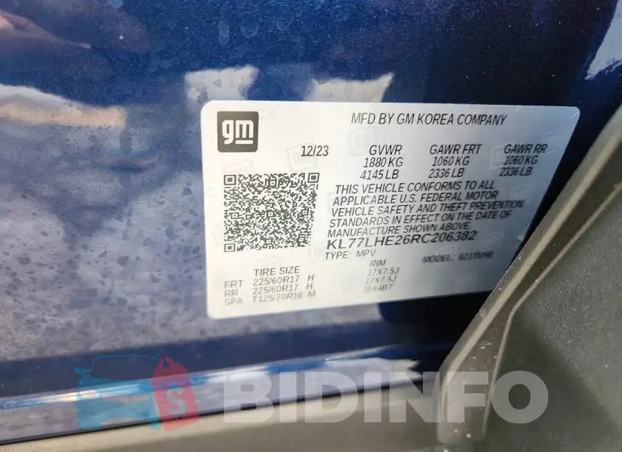 KL77LHE26RC206382 Photo# 13