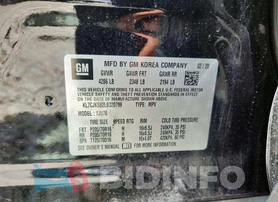 KL7CJKSB2LB320799 Photo# 12