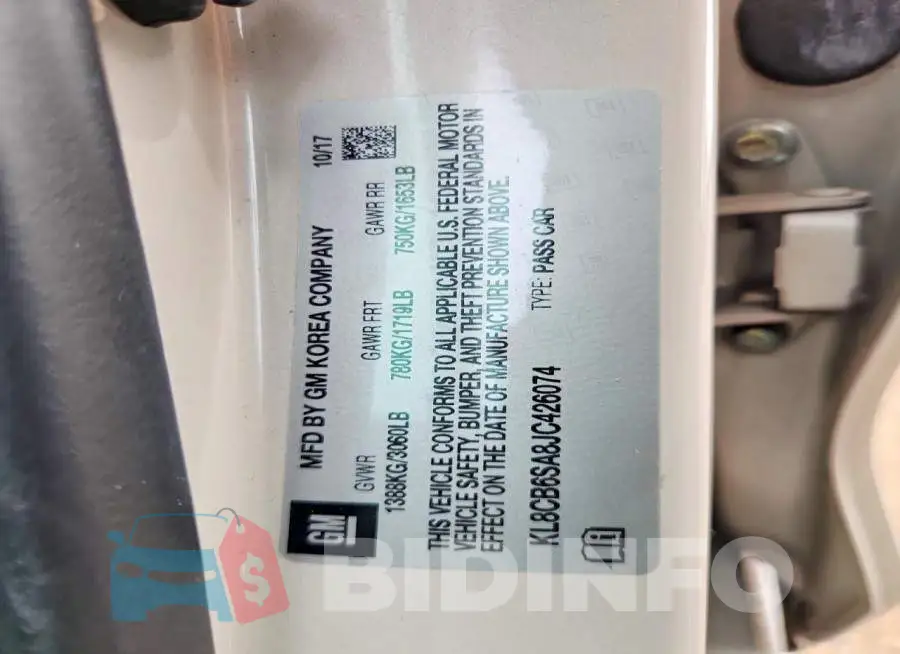 KL8CB6SA8JC426074 Photo# 12