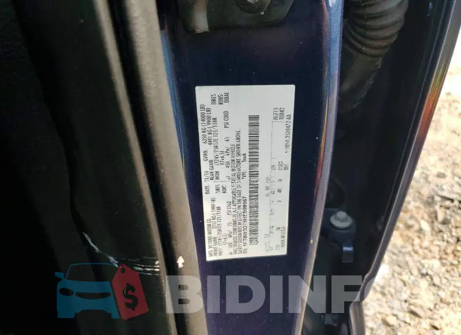1FT8W3DT5HEB98967 Photo# 12