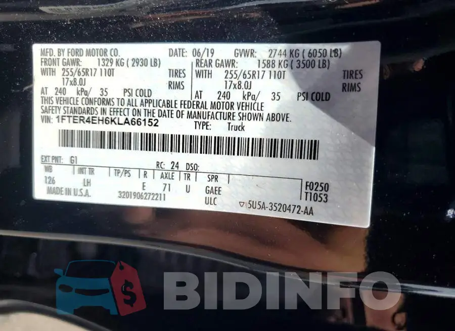 1FTER4EH6KLA66152 Photo# 12