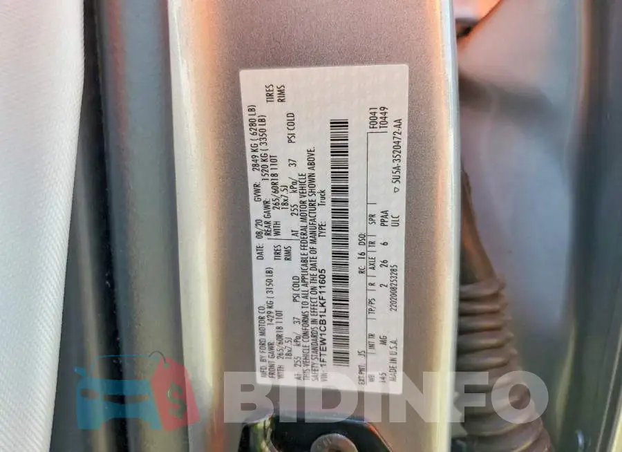 1FTEW1CB1LKF11605 Photo# 12