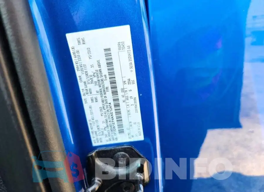 1FTEW1EP4KKE12414 Photo# 12