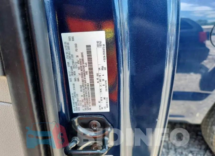 1FTEX1C80HKC95383 Photo# 12