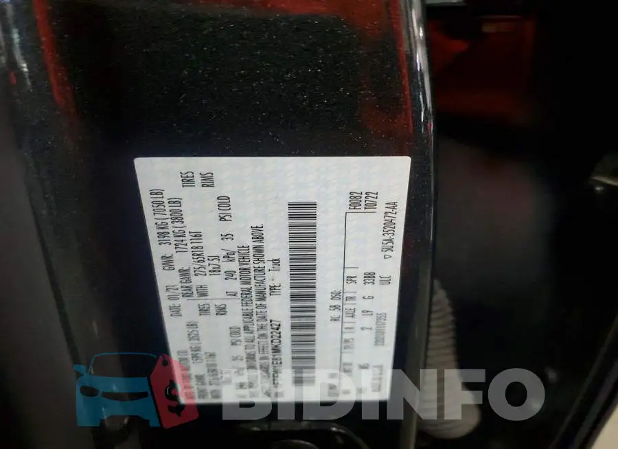 1FTFW1E81MKD22427 Photo# 12