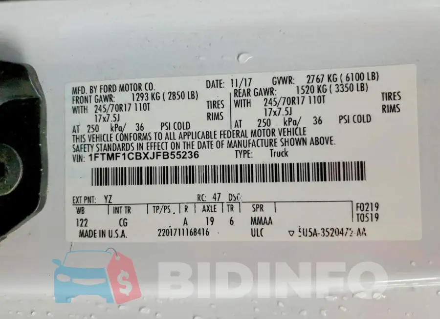1FTMF1CBXJFB55236 Photo# 12