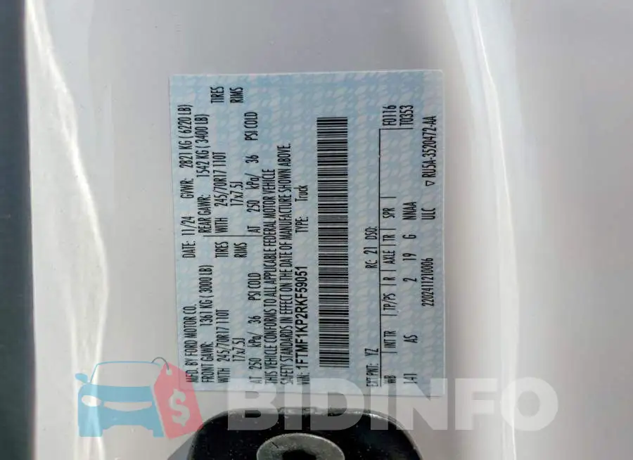 1FTMF1KP2RKF59051 Photo# 12