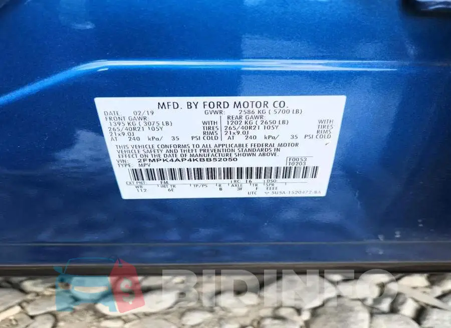 2FMPK4AP4KBB52050 Photo# 12