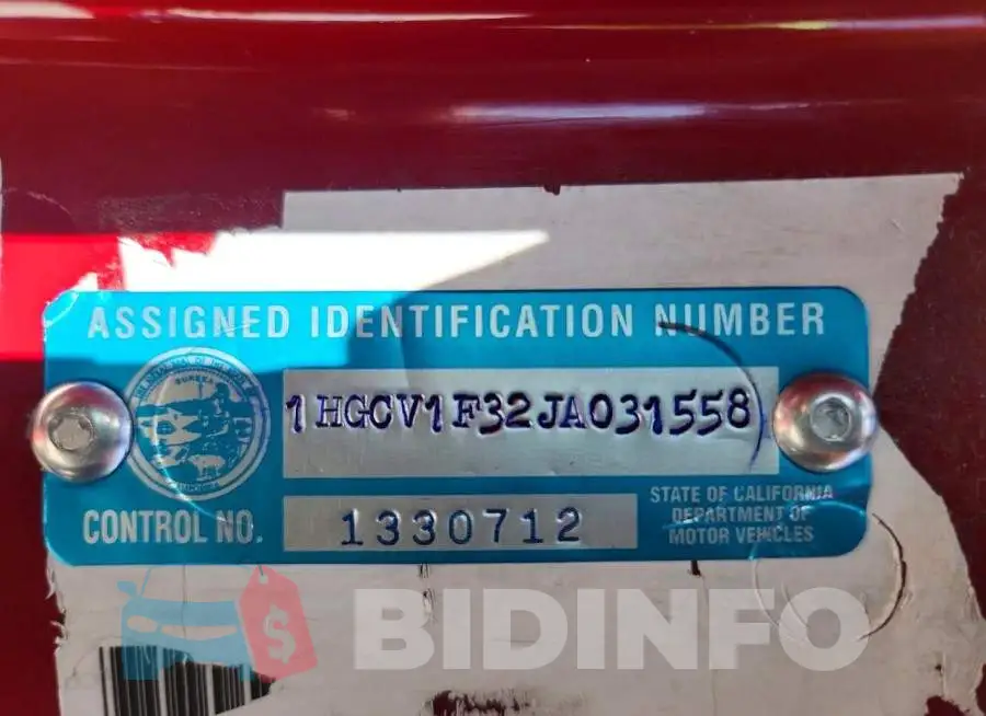 1HGCV1F32JA031558 Photo# 12