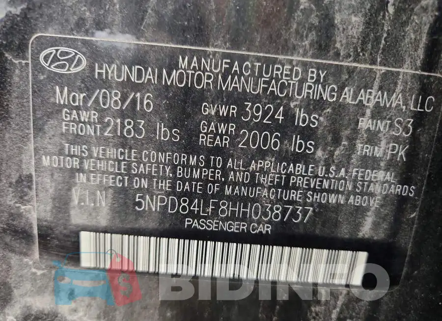5NPD84LF8HH038737 Photo# 12