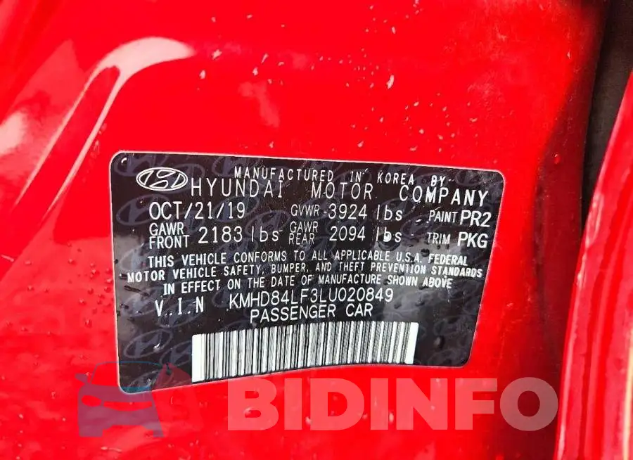 KMHD84LF3LU020849 Photo# 12