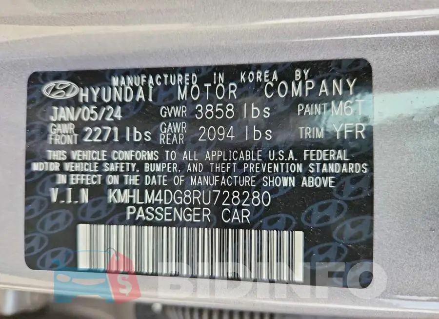 KMHLM4DG8RU728280 Photo# 13
