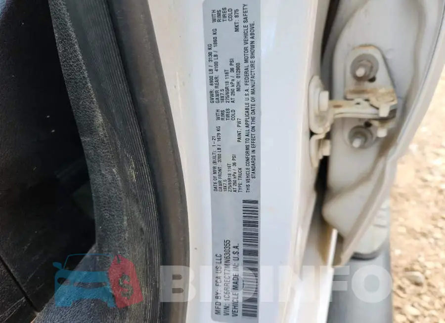 1C6RRECT7MN630355 Photo# 13