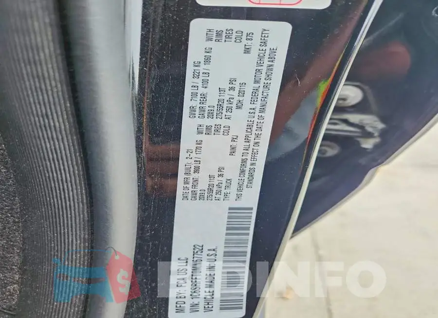 1C6SRFFT0MN677522 Photo# 13