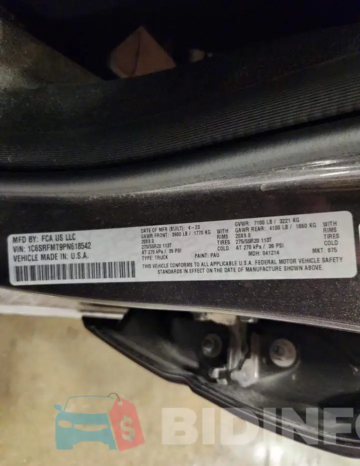1C6SRFMT9PN618542 Photo# 12