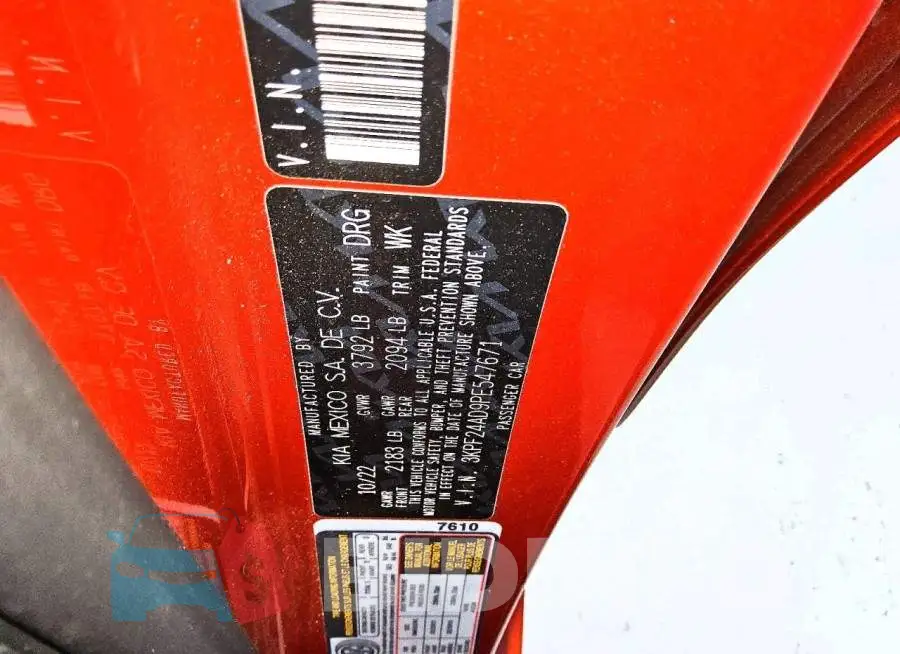 3KPF24AD9PE547671 Photo# 12