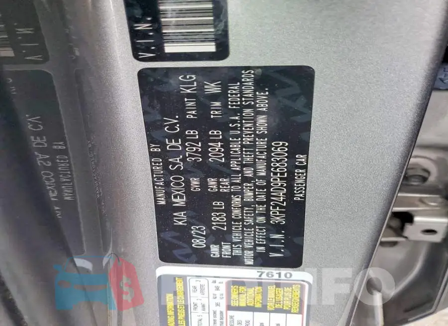 3KPF24AD9PE683069 Photo# 12
