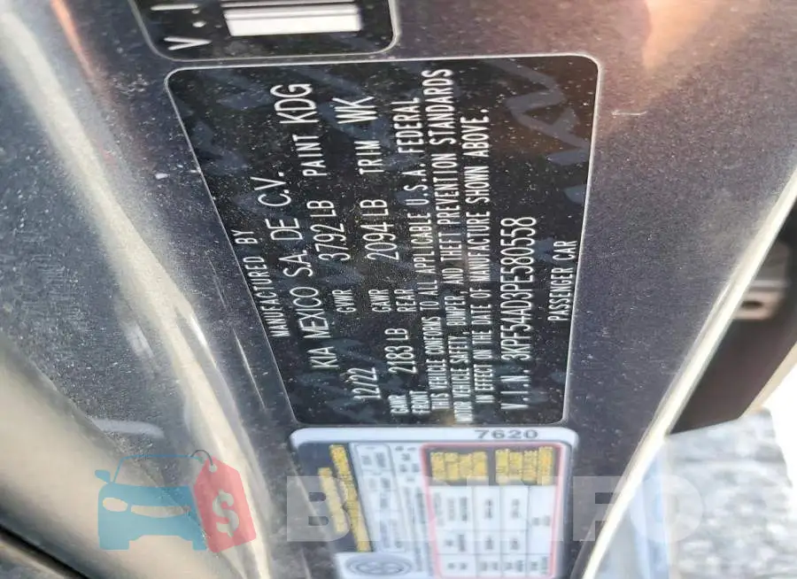 3KPF54AD3PE580558 Photo# 13