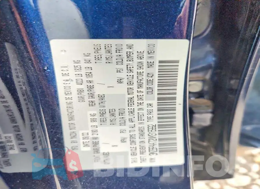 3MZBPAA72NM316992 Photo# 13