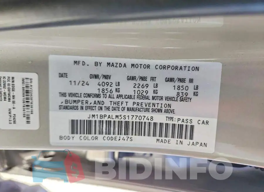 JM1BPALM5S1770748 Photo# 12