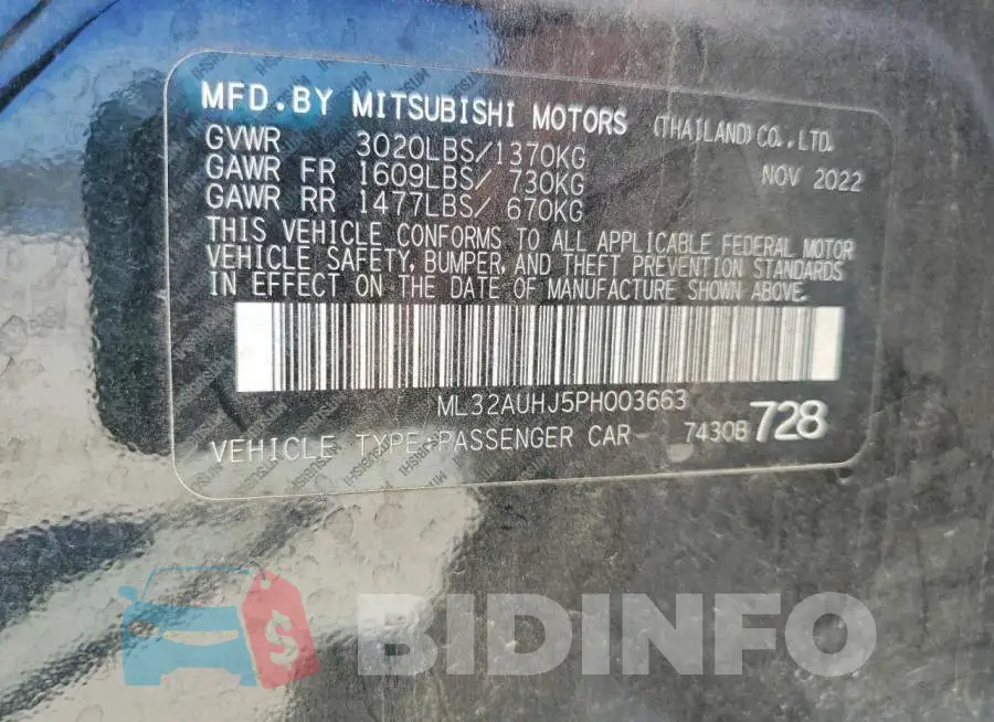 ML32AUHJ5PH003663 Photo# 12
