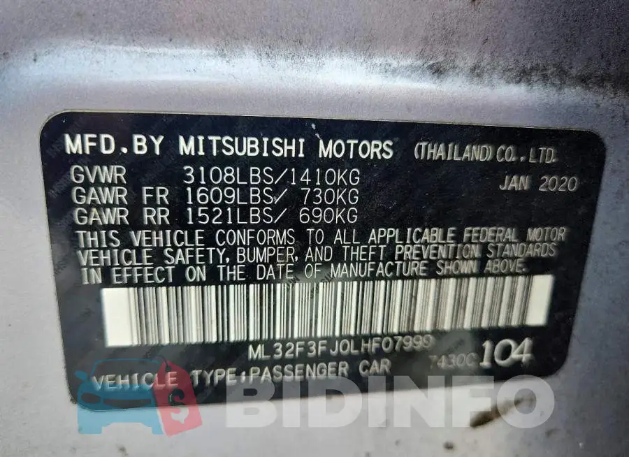 ML32F3FJ0LHF07999 Photo# 12
