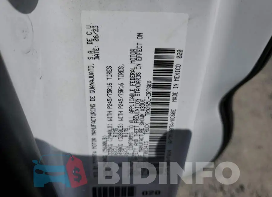 3TYRX5GN2PT083413 Photo# 13