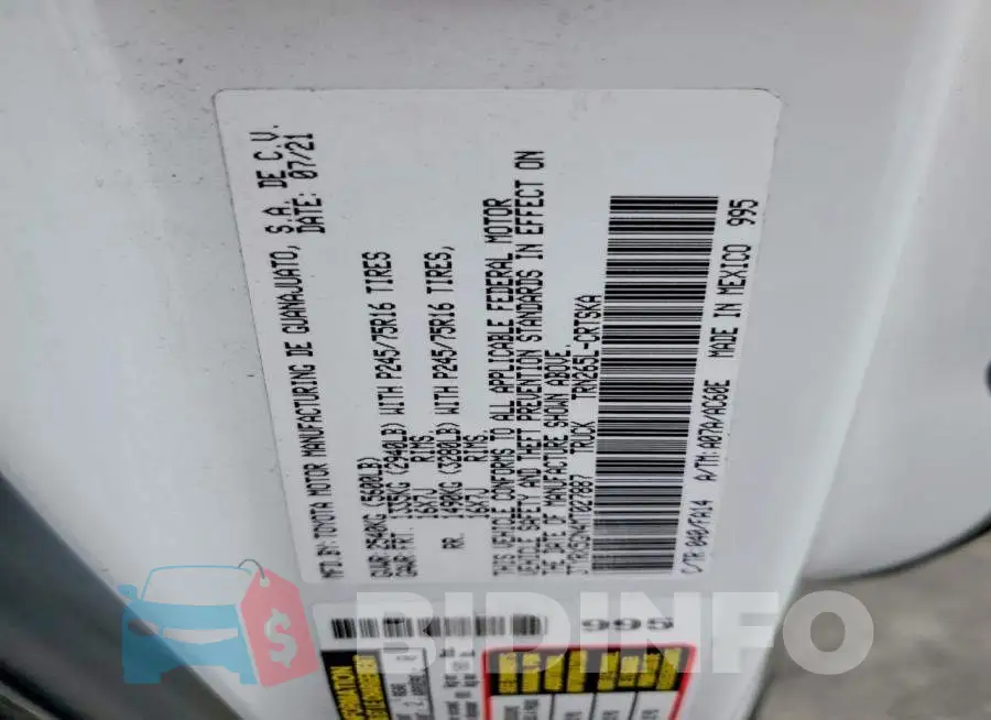 3TYRX5GN4MT027887 Photo# 12