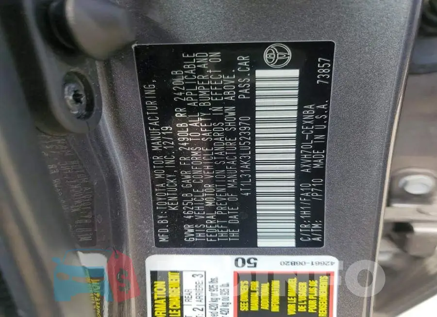 4T1L31AK3LU523970 Photo# 12