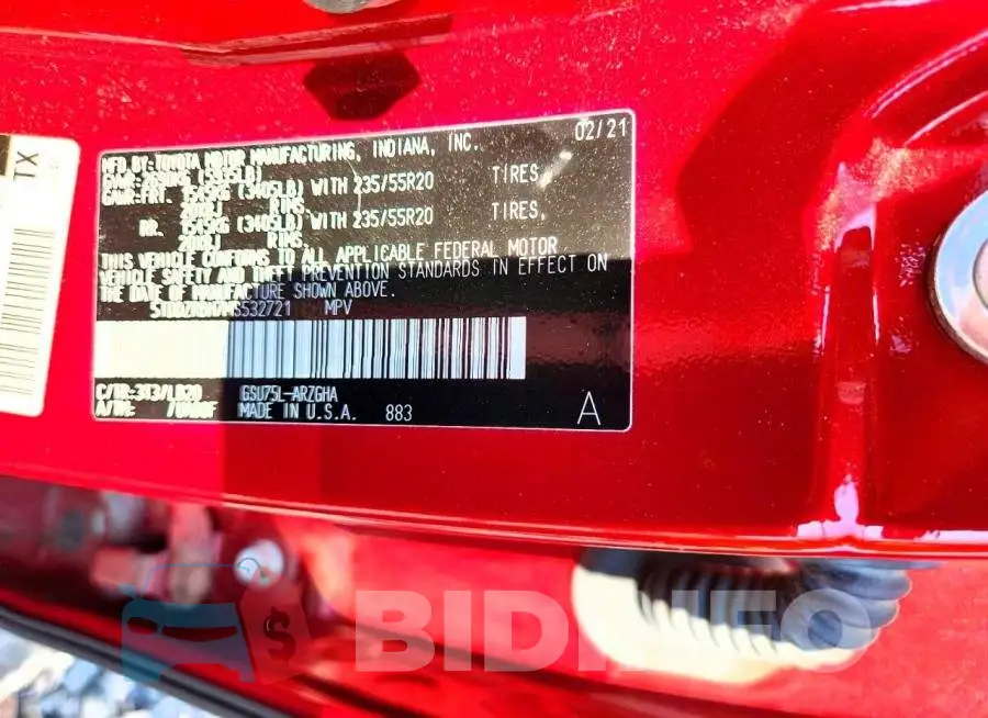 5TDDZRBH7MS532721 Photo# 14