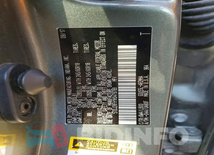 5TDJZRFH1HS479789 Photo# 12