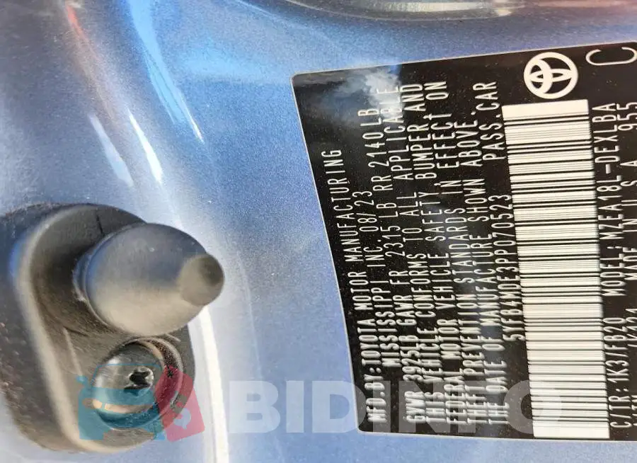 5YFB4MDE3PP070523 Photo# 12
