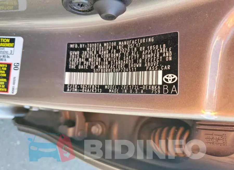 5YFBURHE0HP704511 Photo# 12