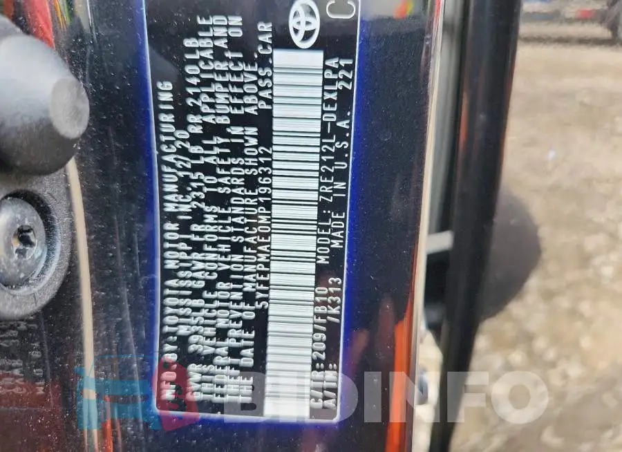 5YFEPMAE0MP196312 Photo# 12