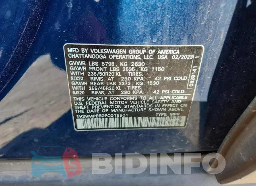 1V2VMPE80PC018801 Photo# 13