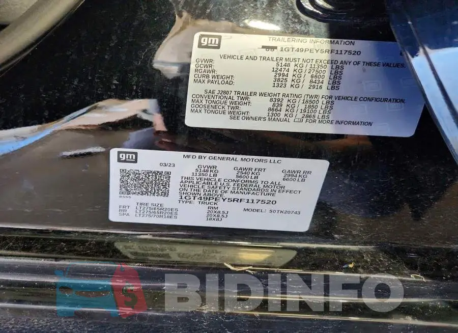 1GT49PEY5RF117520 Photo# 12